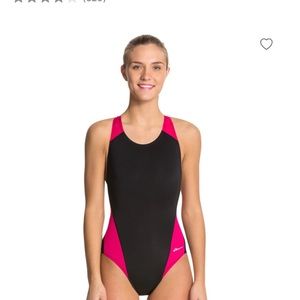 Dolfin Ocean Racing Performance Back One Piece Swimsuit SIZE 36/NWT